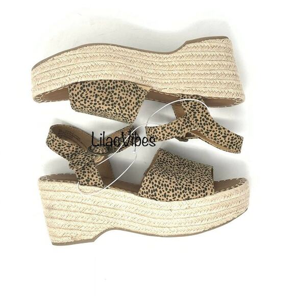 Universal Thread Morgan Leopard Print Espadrille Size 9.5 - Picture 7 of 7